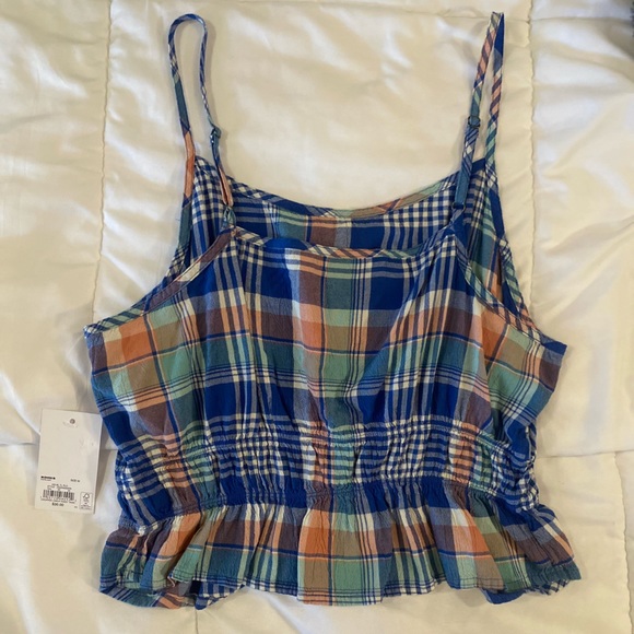 Cami with gingham pattern - Picture 7 of 8